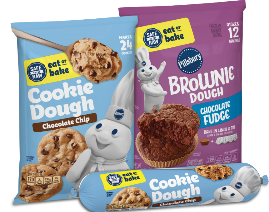 Pillsbury ready to eat cookie dough
